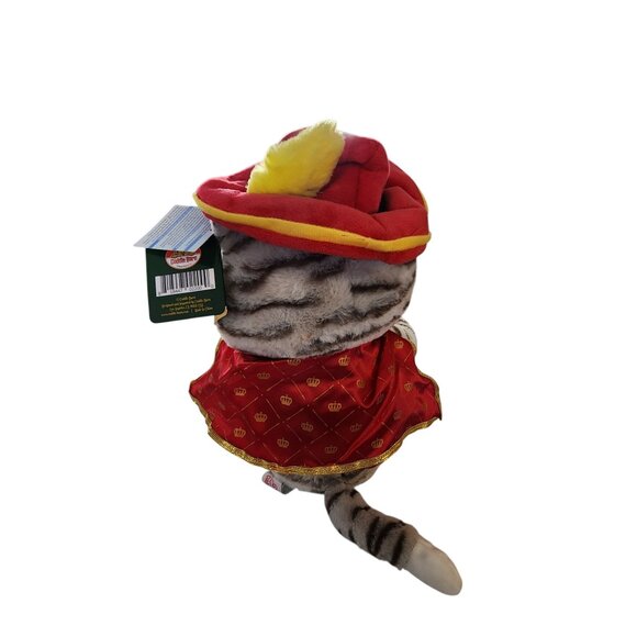 Sir Catsby The Storyteller Plush Cat Toy With Glowing Eyes - Picture 2 of 6